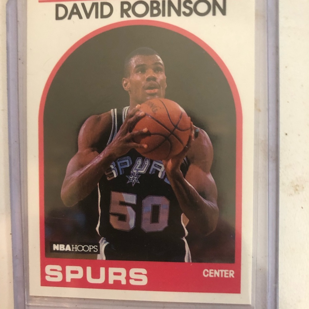 DAVID ROBINSON NBA HOOPS ROOKIE AND ALLSTAR ROOKIE IN MINT CONDITION. - Picture 2 of 4
